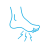 Ball of foot pain icon