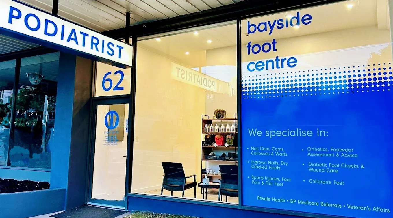 Bayside Foot Centre clinic exterior in Sandringham