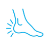 Heel pain icon