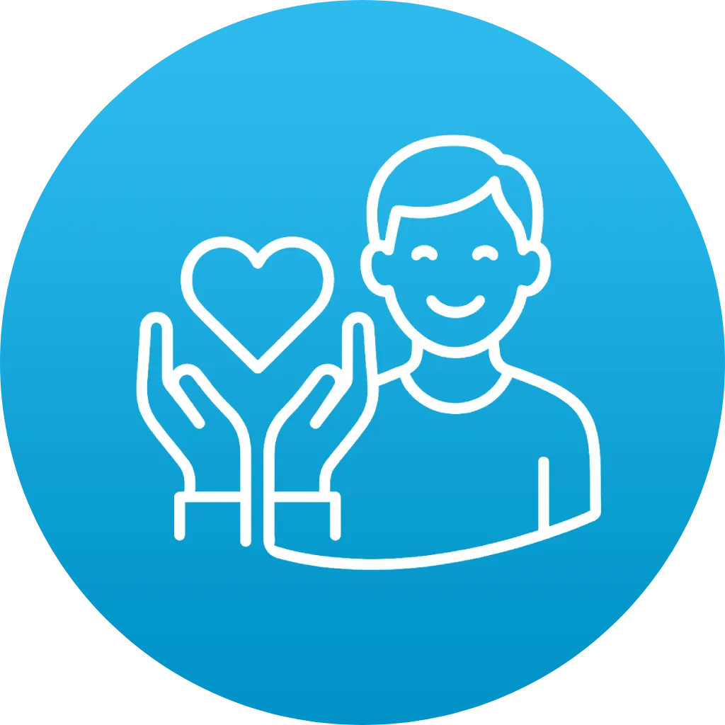 Patient centred podiatry care icon